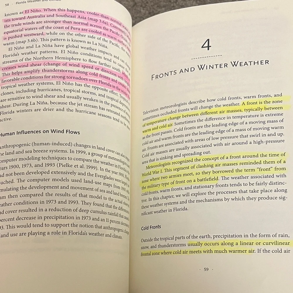 Florida Weather and Climate Paperback Book - by Jennifer Collins